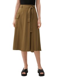 s.Oliver MIT HIGH-RISE-BUND - Spódnica jeansowa