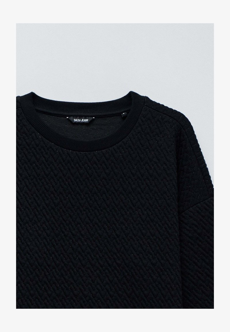 Salsa Jeans Sudadera schwarz/negro