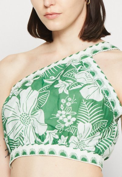 Farm Rio MACAW ELEGANCE CROP - Top - off-white