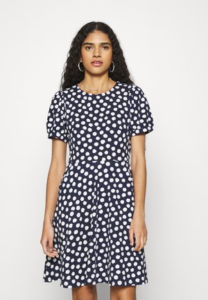 SPOT TSHIRT DRESS - Sukienka z dżerseju - navy