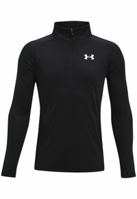 Under Armour - TECH 2 0 1 2 ZIP - Longsleeve - black Miniatuurafbeelding 1