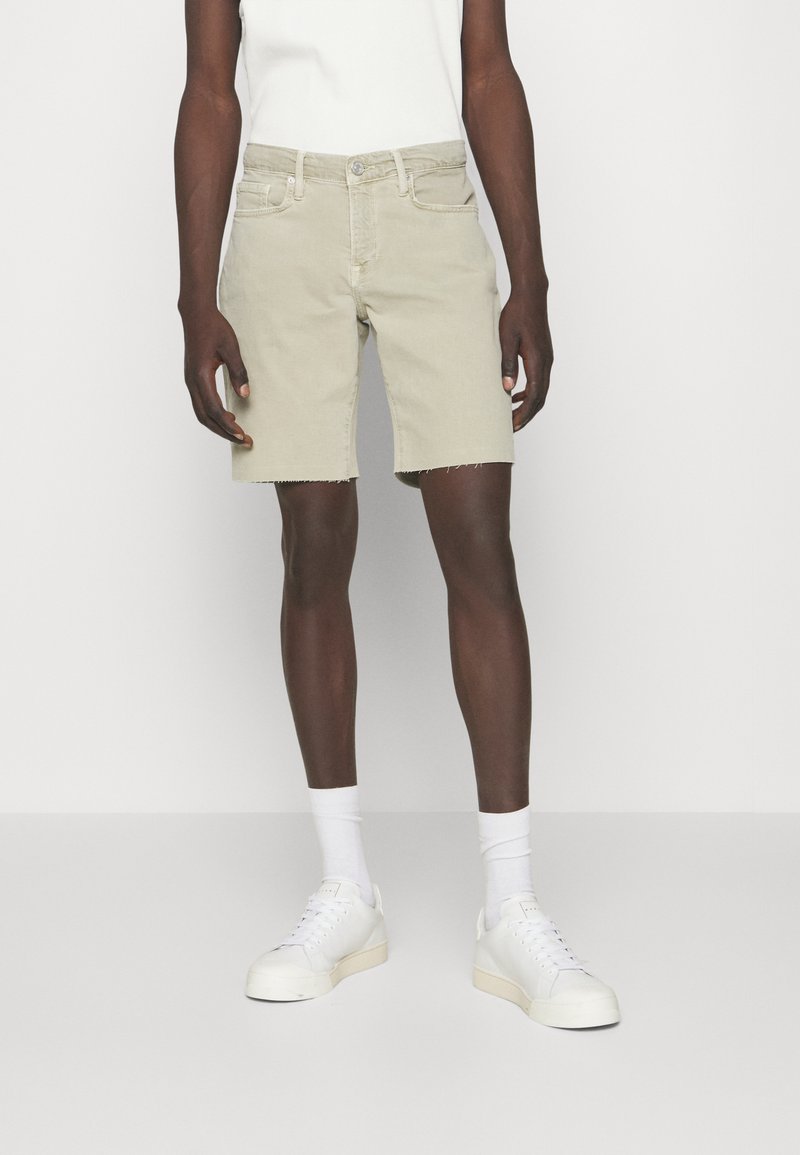 FRAME L'HOMME CUT OFF Denim shorts khaki Zalando.co.uk