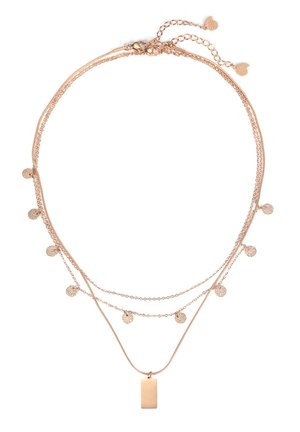 MULTI STRAND LAYERED 2 PACK - Collana - rose gold-coloured