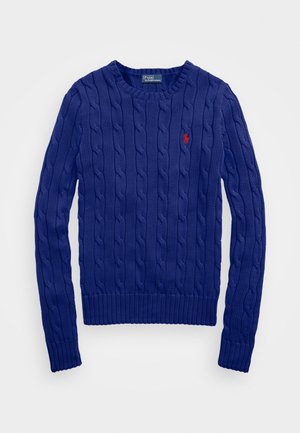 Polo Ralph Lauren CABLE KNIT COTTON CREWNECK SWEATER - Camisola - rugby royal