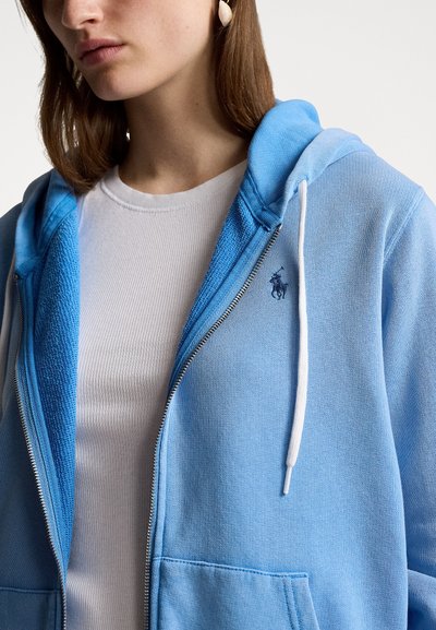 Polo Ralph Lauren ISLAND FLEECE LONG SLEEVE SWEATSHIRT - Camisola com fecho - blue orbit