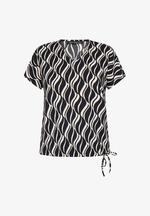 Betty Barclay, BETTY BARCLAY MIT TUNNELZUG PRINTSHIRT - Blouse - schwarz beige
