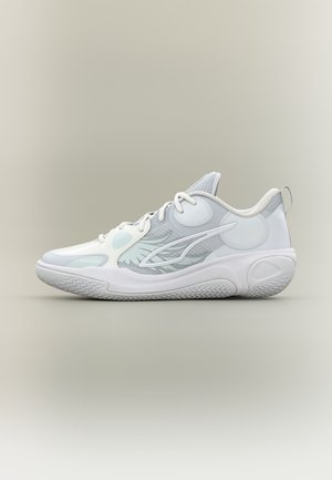 Puma MB WORLD.01 JR UNISEX - Chaussures de basket - white/silver-coloured mist