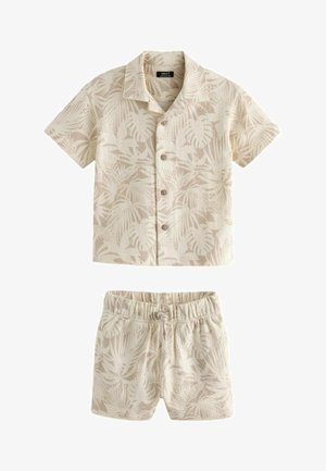 Next SHORT SLEEVE PATTERN SET - REGULAR FIT - Šorti - ecru white