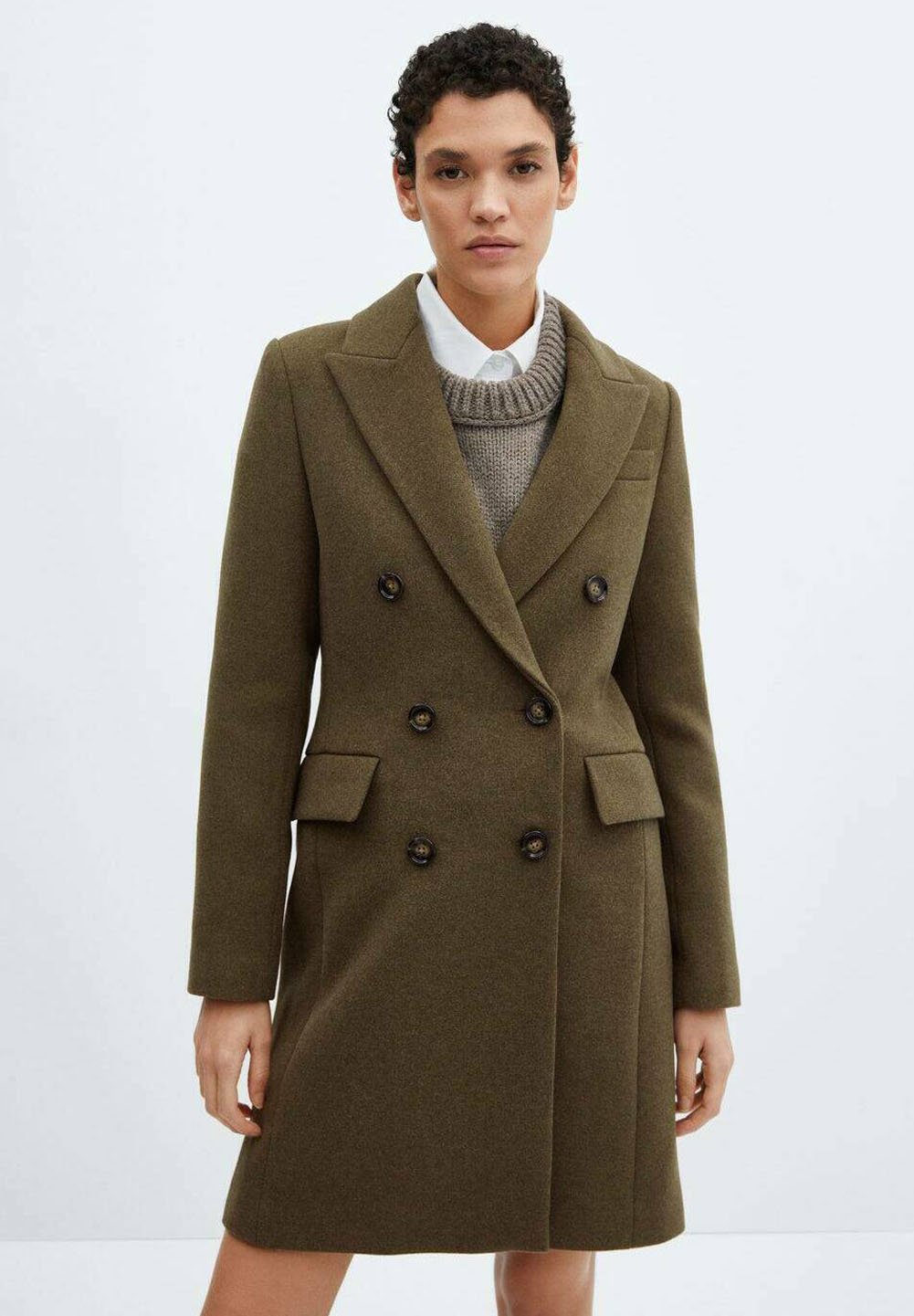 Mango DALI - Short coat - khaki - Zalando 