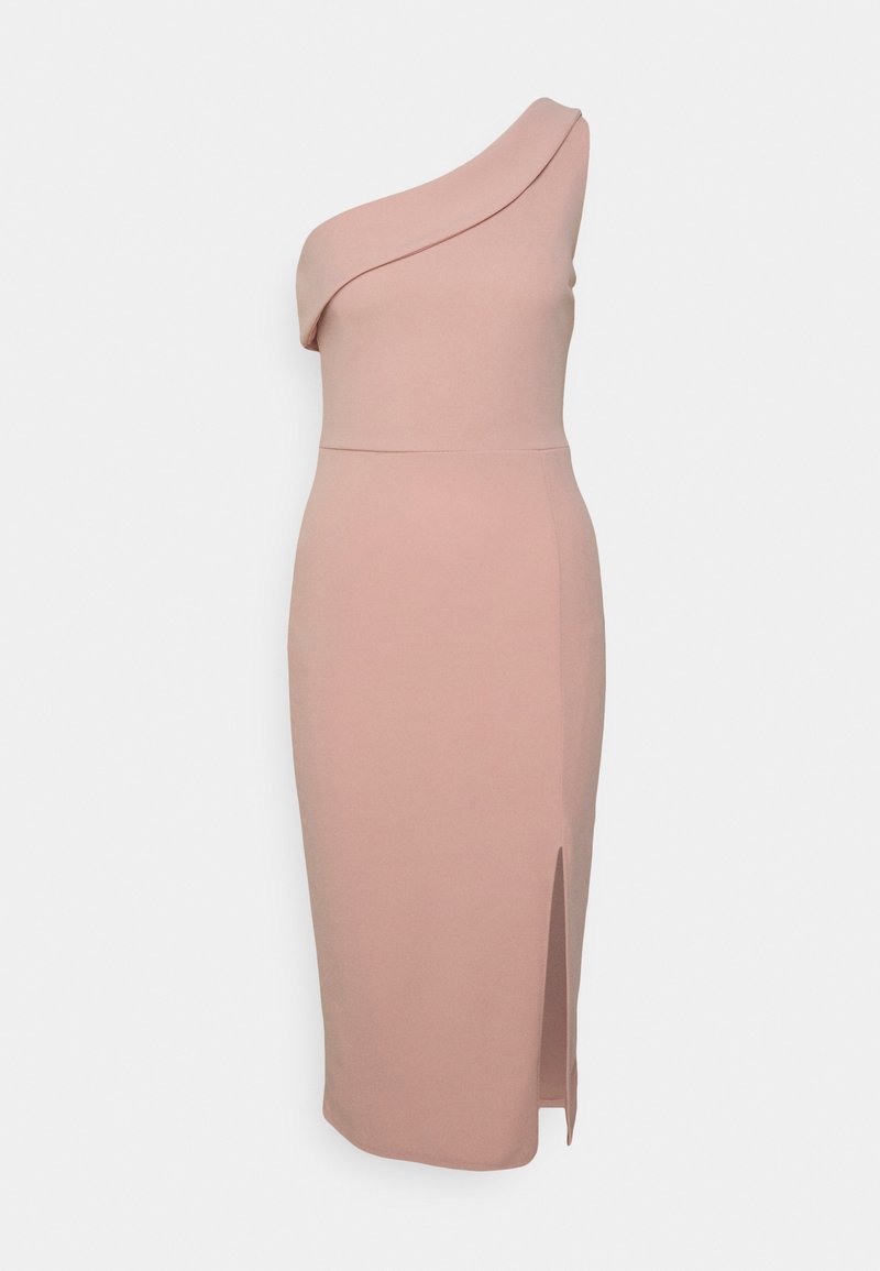 Damen Freizeitkleider | WAL G. DAKOTA ONE SHOULDER FRILL MIDI DRESS Cocktailkleid/festliches Kleid blush pink/pink - RN41777 Damen Freizeitkleider | WAL G. DAKOTA ONE SHOULDER FRILL MIDI DRESS Cocktailkleid/festliches Kleid blush pink/pink - RN41777