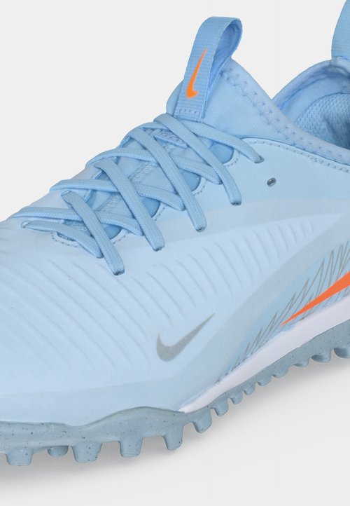 Nike PHANTOM 6 LOW ACADEMY TF UNITED UNISEX - Turf football boots - blue tint/total orange/chrome — foto 7