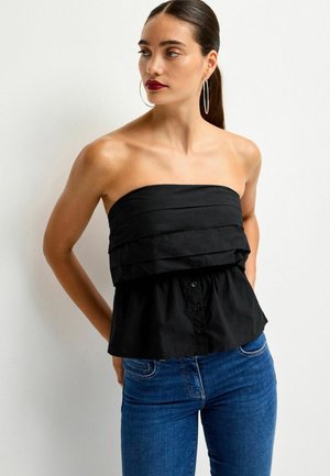 REGULAR FIT - Top - black