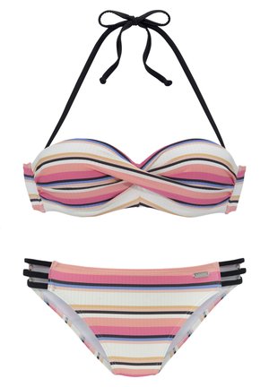 BÜGEL-BANDEAU - Bikinis - creme rosa