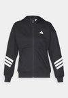 FUTURE ICONS THREE STRIPES FULL ZIP - Sweat zippé - black