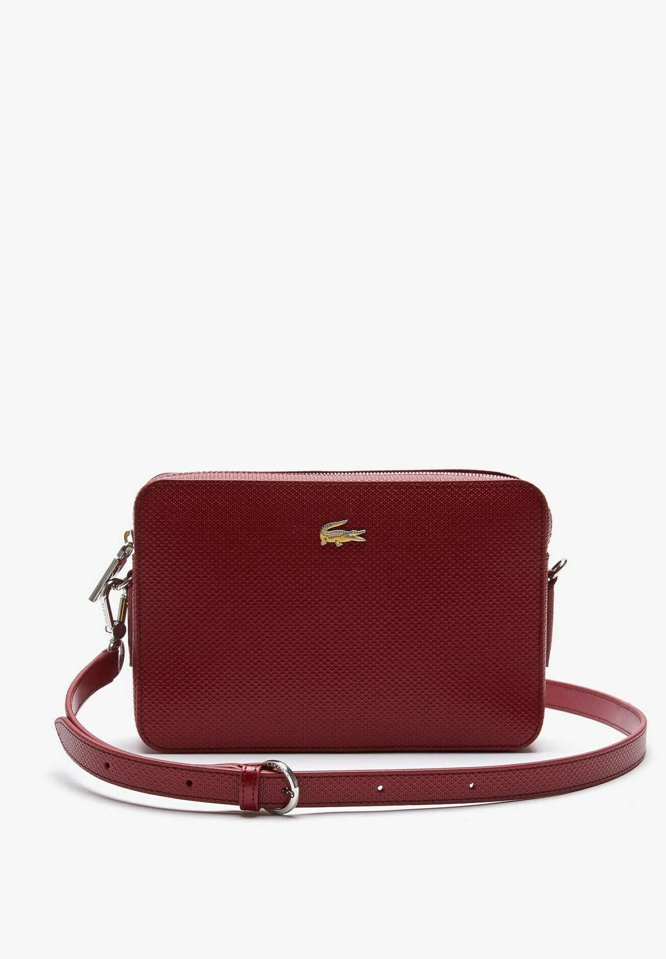 sac lacoste rouge bordeau