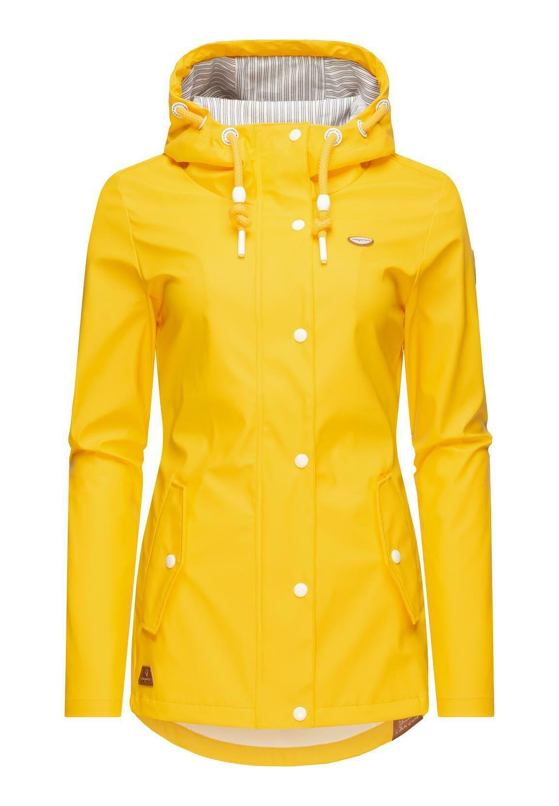 Ragwear MARGE Regenjacke wasserabweisende Jacke yellow