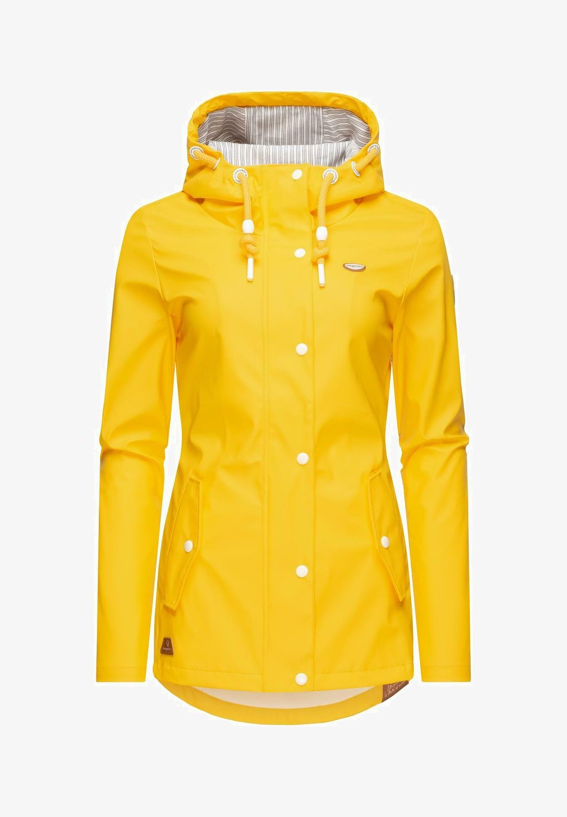 Ragwear MARGE Regenjacke wasserabweisende Jacke yellow