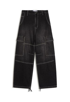 CARGO PARACHUTE - Workwear Jeans - black