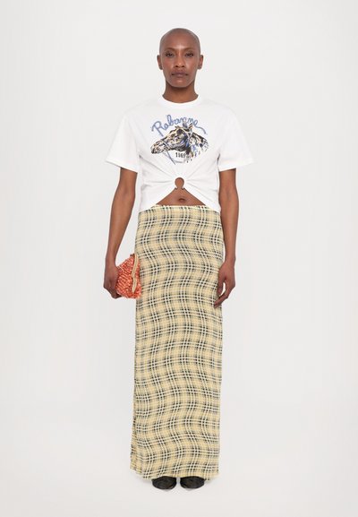 Rabanne Print T-shirt - white
