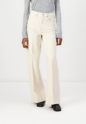 WIDE - Wide Leg - denim ecru