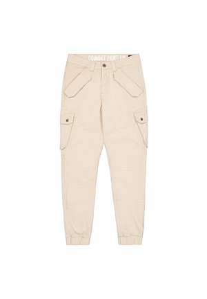 Alpha Industries COMBAT - Cargo hlače - vintage white