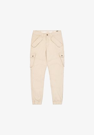 Alpha Industries COMBAT - Cargo hlače - vintage white