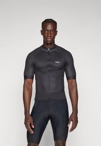 POC ESSENTIAL ROAD LOGO - Maillot de ciclismo - uranium black/hydrogen white