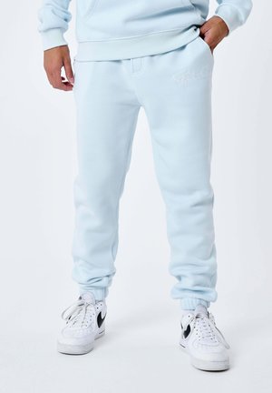 Pantalones deportivos - bleu glace   blanc