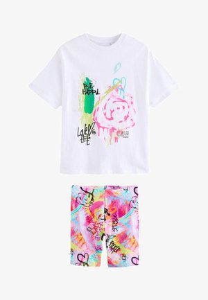 Next SET - Shorts - white graffiti