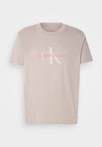 TEXTURED MONOLOGO TEE - Trükipildiga T-särk - atmosphere