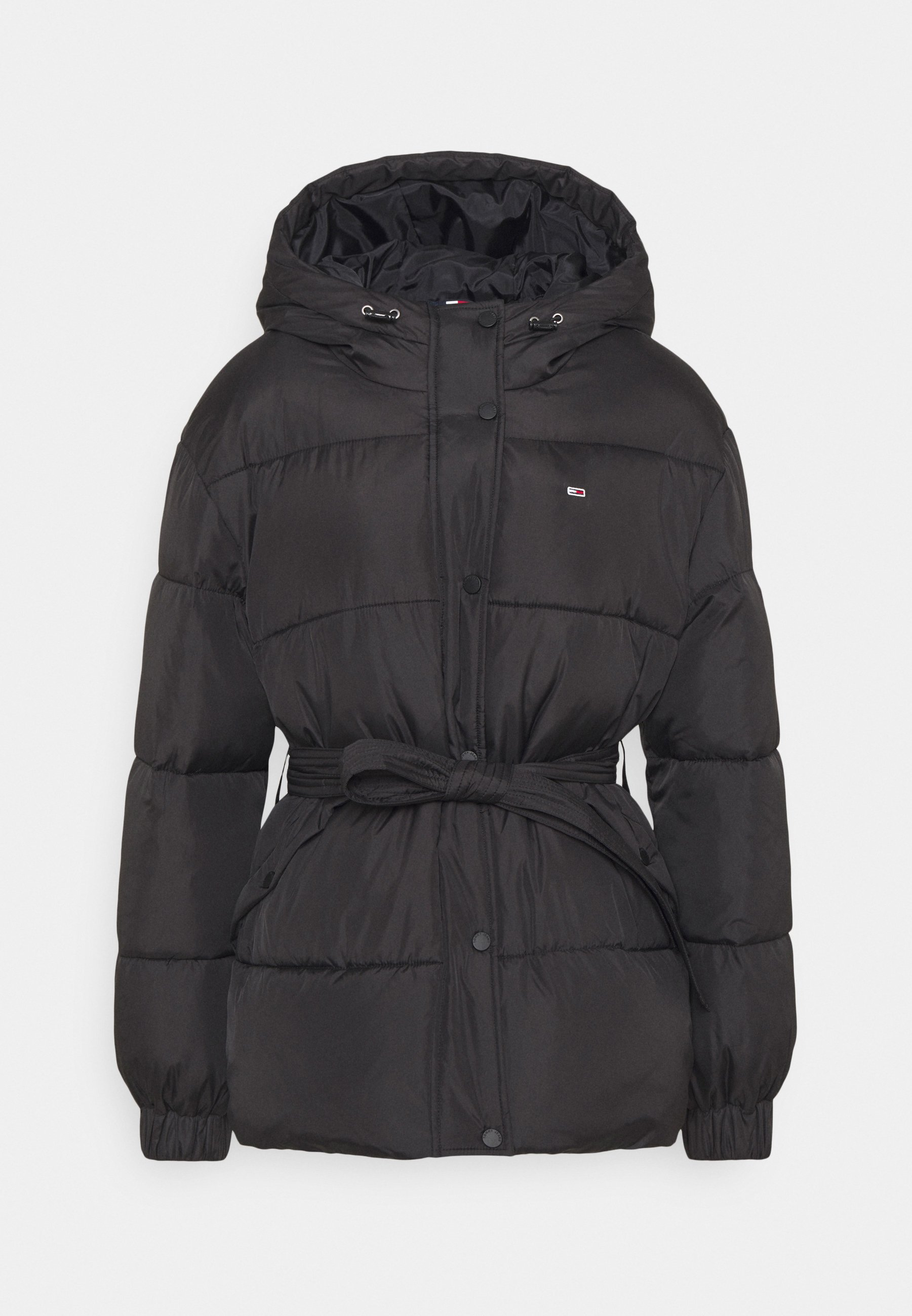 tommy jeans puffer jacket black