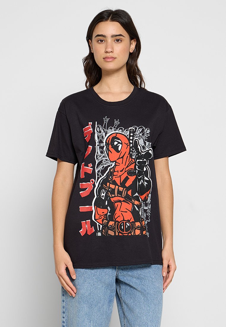 Marvel T-shirt con stampa nero