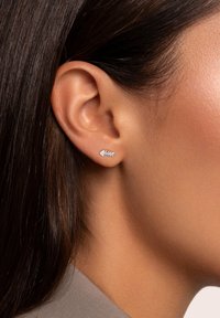 Singularu FISHBONE SPARK - Pendiente individual - plata color