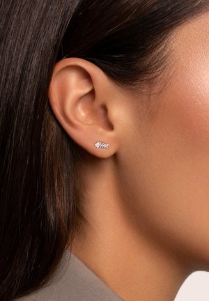 Singularu FISHBONE SPARK - Pendiente individual - plata color