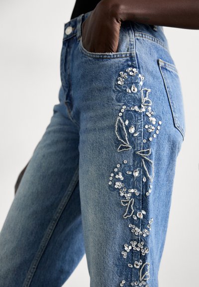 Maje PROMESSA - Vaqueros bootcut - blue