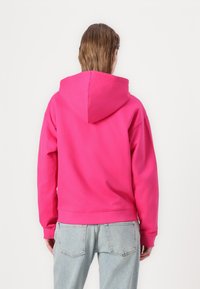 HUGO DALFINE - Majica s kapuljačom i patentnim zatvaračem - bright pink
