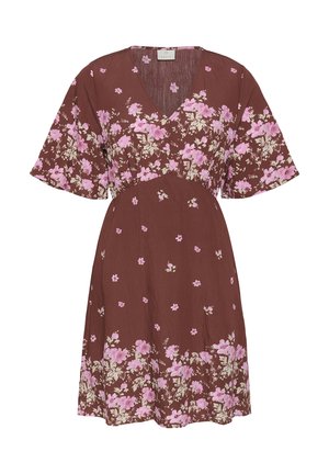 Kaffe, KAROSINE DRESS - Day dress - henna border flower