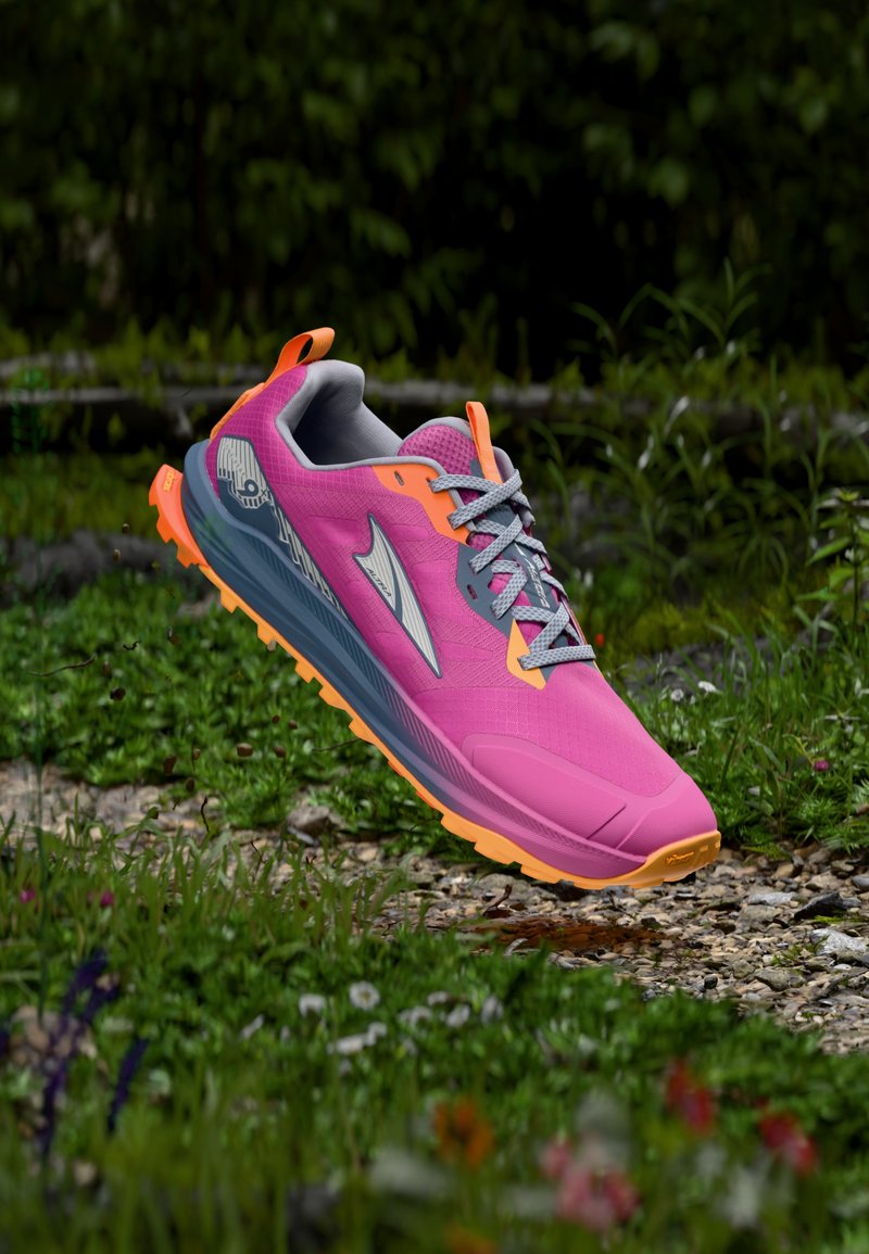 Altra LONE PEAK 9+ - Sapatilhas de trail running - raspberry/frutos ...
