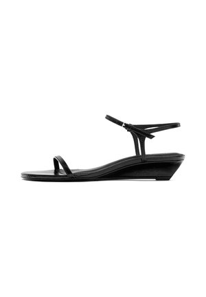 Massimo Dutti Keilsandalette - black