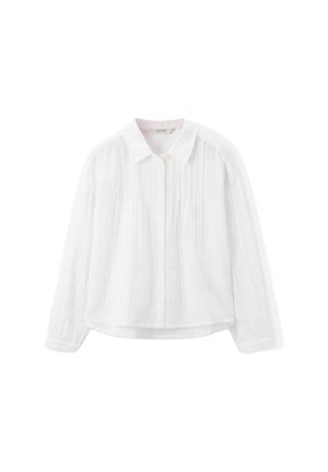 MIT STICKEREI  - Overhemdblouse - weiß