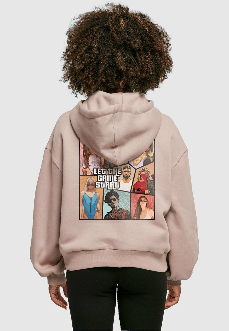 Merchcode GRAND COLLAGE - Hoodie - duskrose