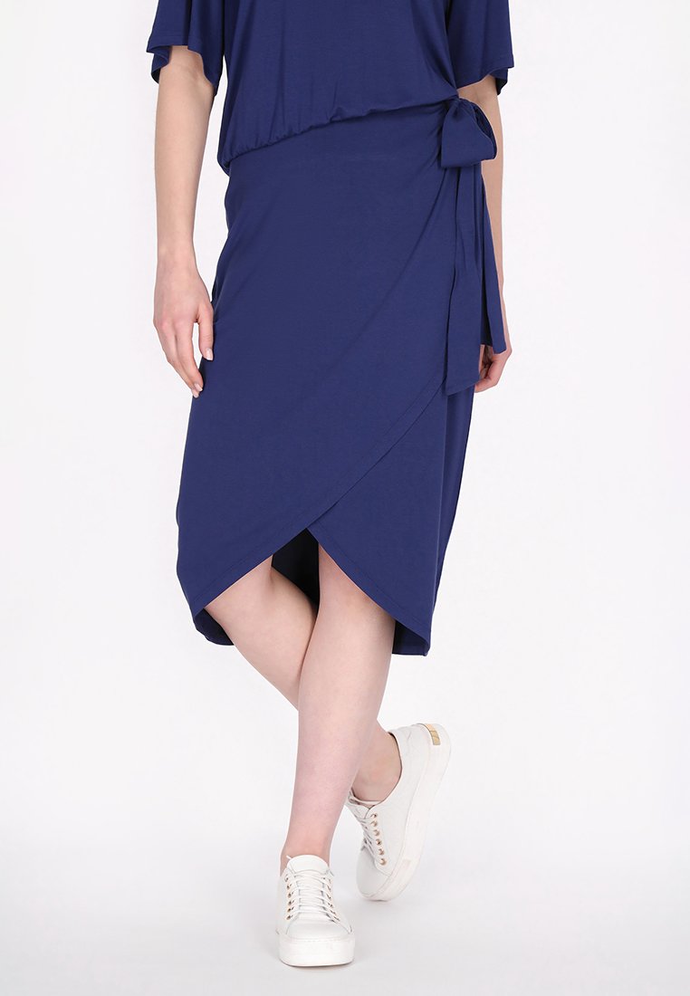 dreimaster Wikkelrok donkerblauw dreimaster Wikkelrok donkerblauw