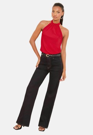 REGULAR FIT -  HALTER  - Bluse - red