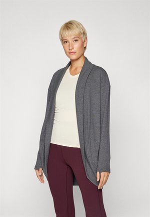 COASTER COCOON WRAP - Fleece jacket - charcoal grey heather