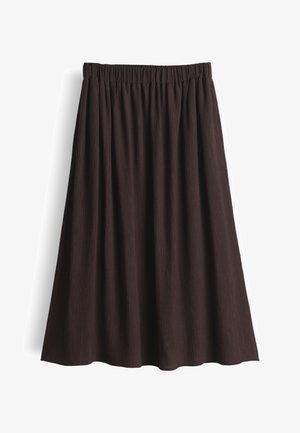 OPUS, FLOWING CRINKLE EFFECT - A-lijn rok - coffee bean