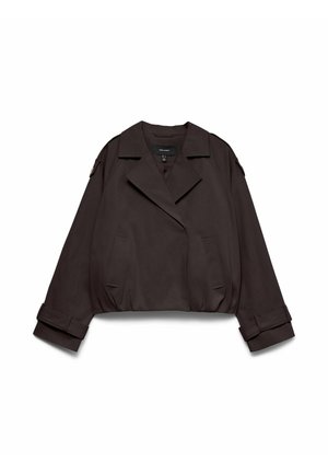 Vero Moda, VMCHELSEA MADDY SHORT JACKET - Blazer - chocolate torte