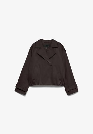 Vero Moda, VMCHELSEA MADDY SHORT JACKET - Blazer - chocolate torte
