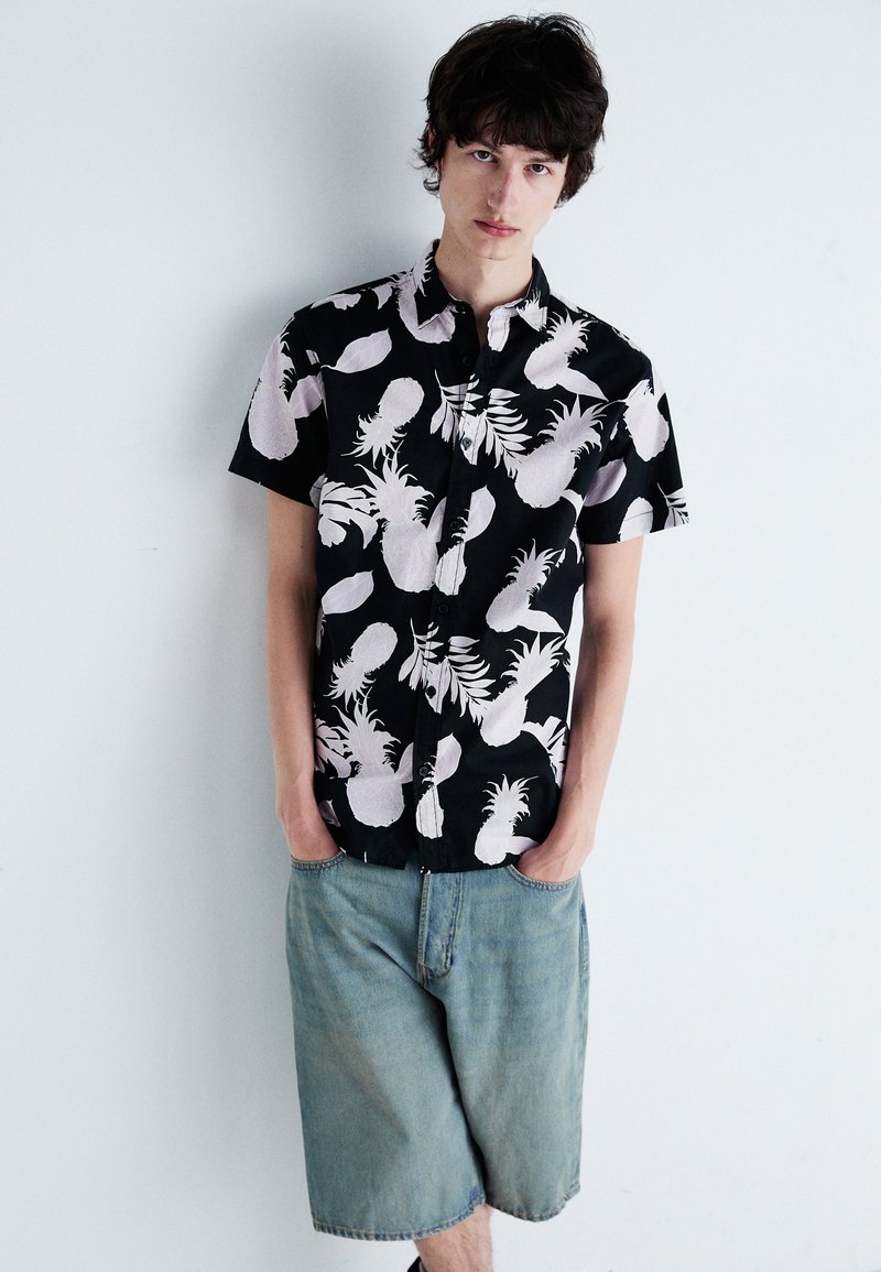 T-shirt Manches Courtes Jack&Jones Junior - 100% Coton - Col Chorale - Pour Garçon
