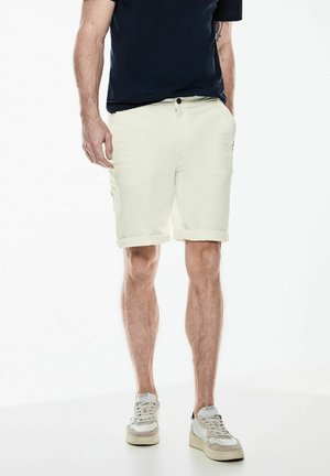 Shorts di jeans - weiß