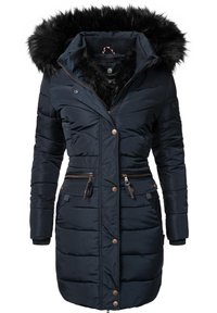 Unausgewählt, blau mit schwarzem fell